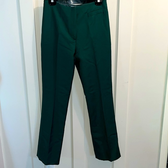Prada deep emerald wool dress pants, size 42 (US 6) - Picture 6 of 12